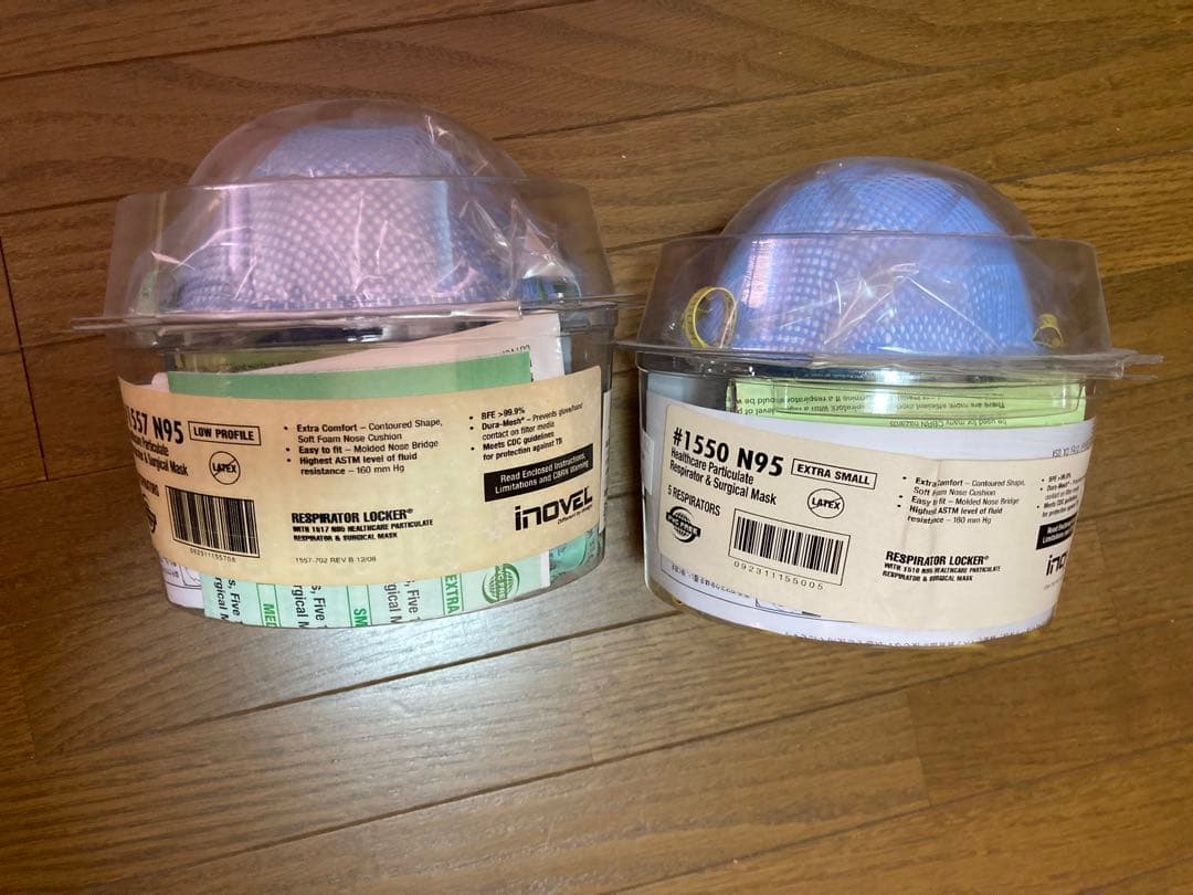 MOLDEX N95マスク Mサイズ XSサイズ 、Ｍサイズ