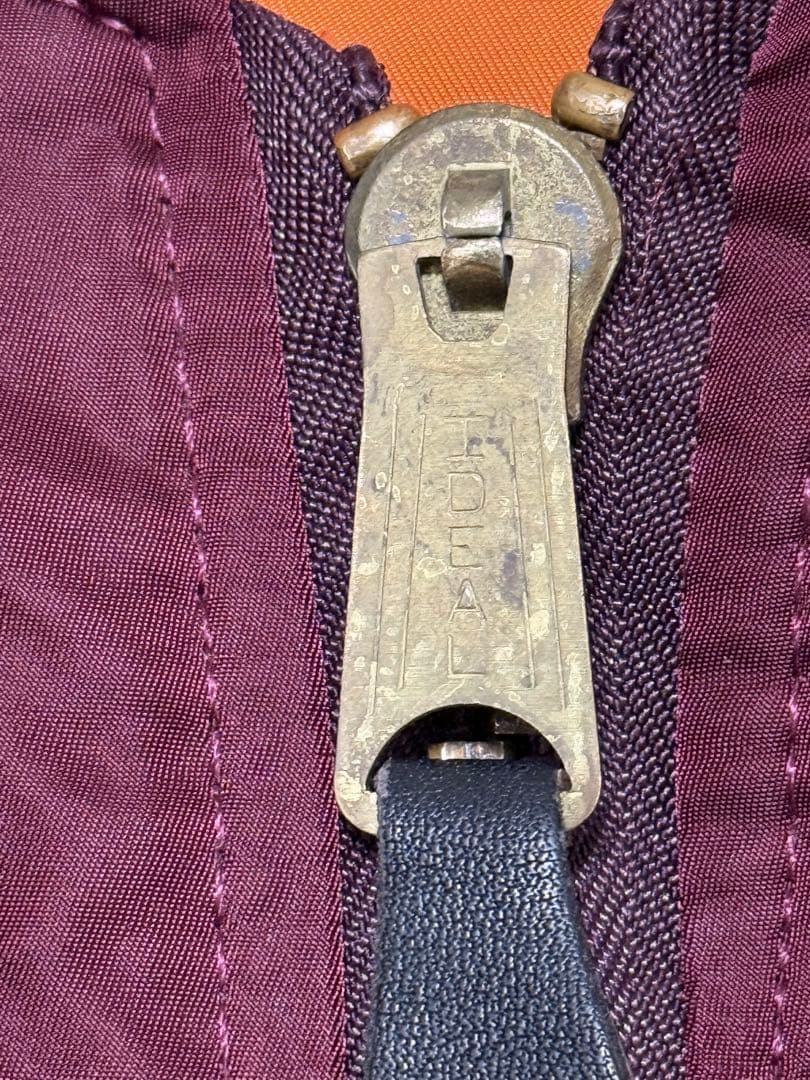 90sUSA製ALPHAアルファMA-1フライトジャケットMワインレッドボルドー