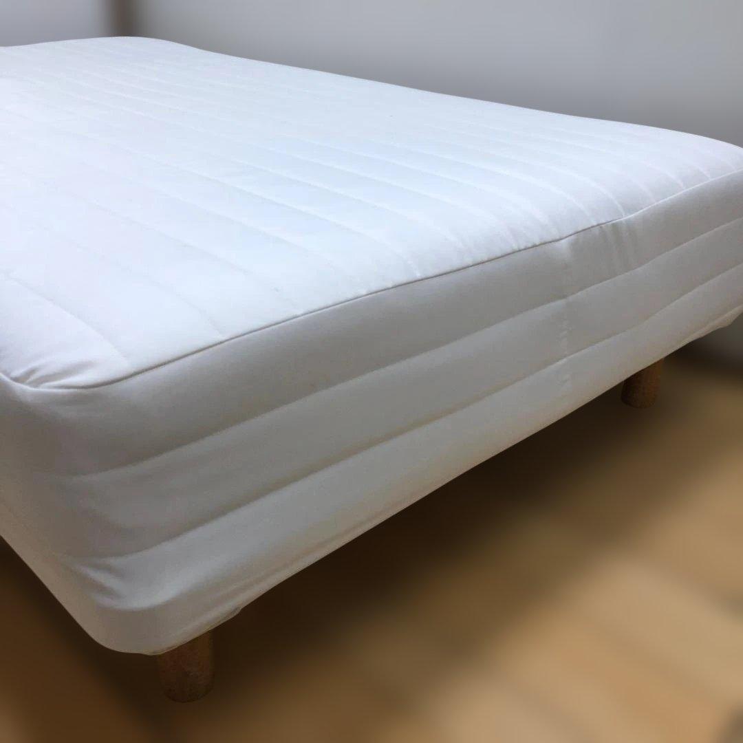 送料無料★無印良品 マットレス セミシングル 脚付き 250809-3