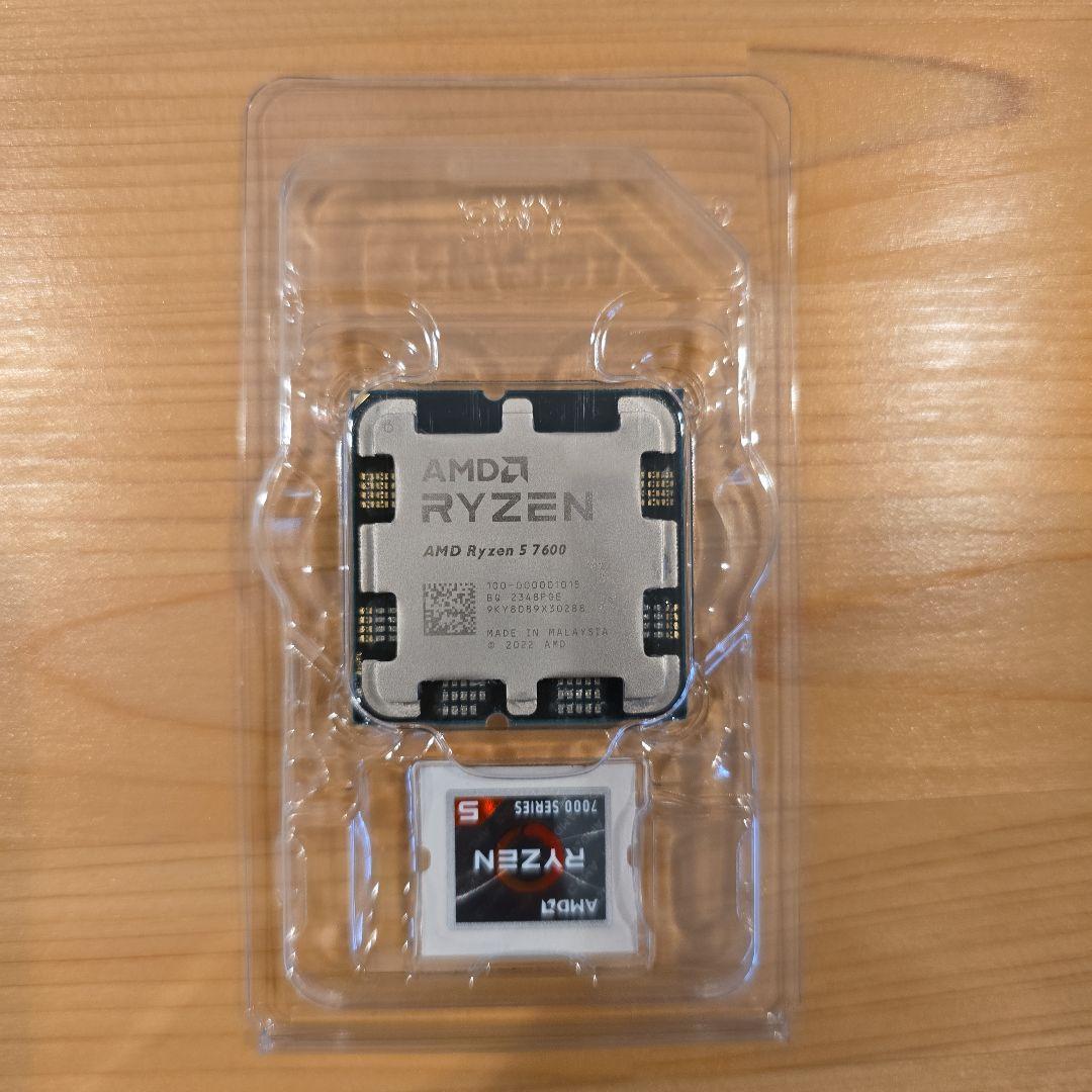 AMD Ryzen 5 7600 boxあり