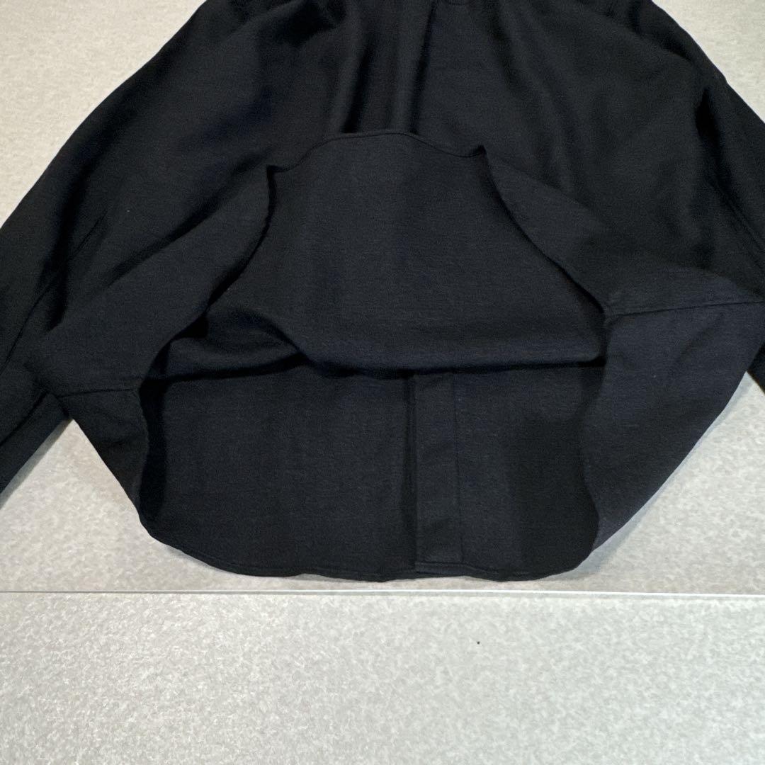 コメント要確認⭐️MB エムビー ハイエンド 尾州ウールシャツ L ブラック