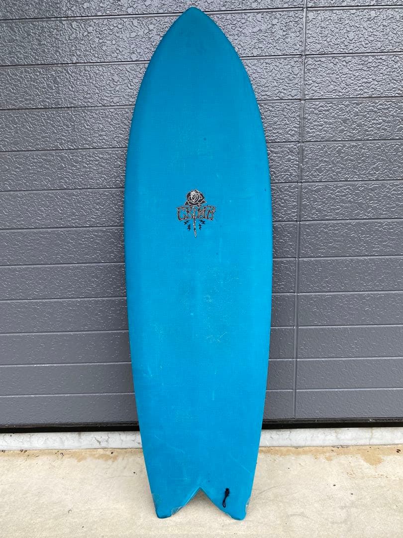 crime クライム サーフボード キールフィッシュ 6’2”