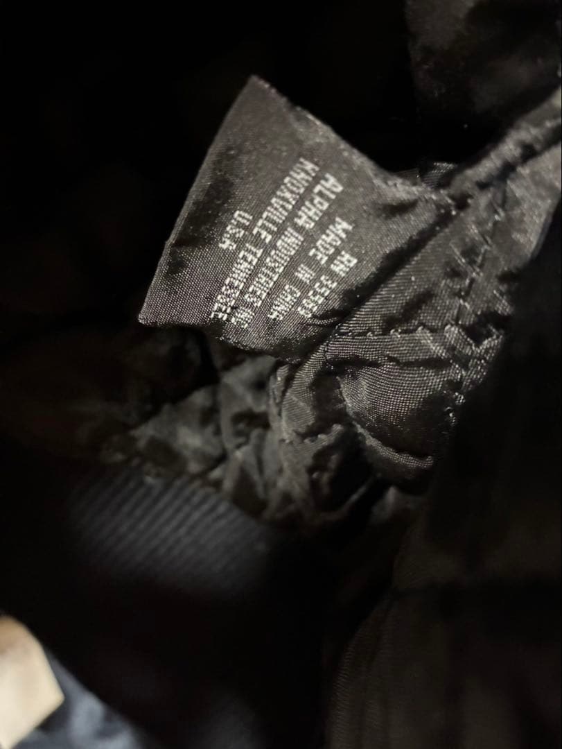 ALPHA INDUSTRIES ブラック MA-1 ジャケット M