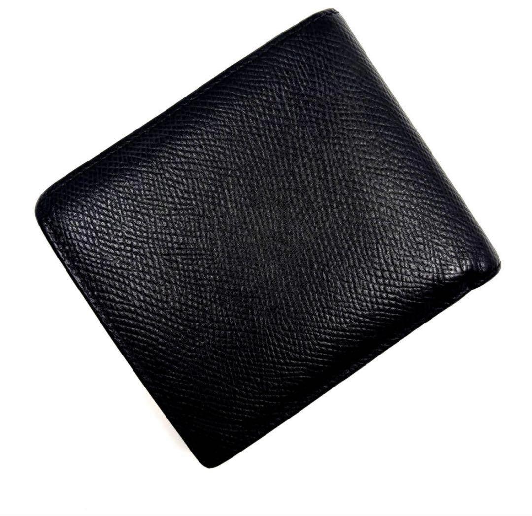 【国内正規品】 CELINE 二つ折り財布 黒