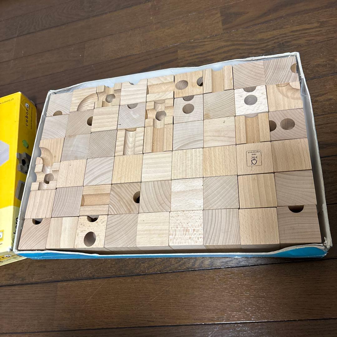 【良品】cuboro スタンダード 54個 積み木