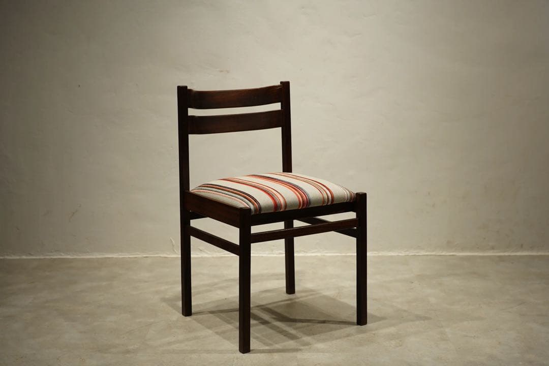 ダイニングチェア　北欧　イギリス　ローズウッド　曲木　ビンテージ