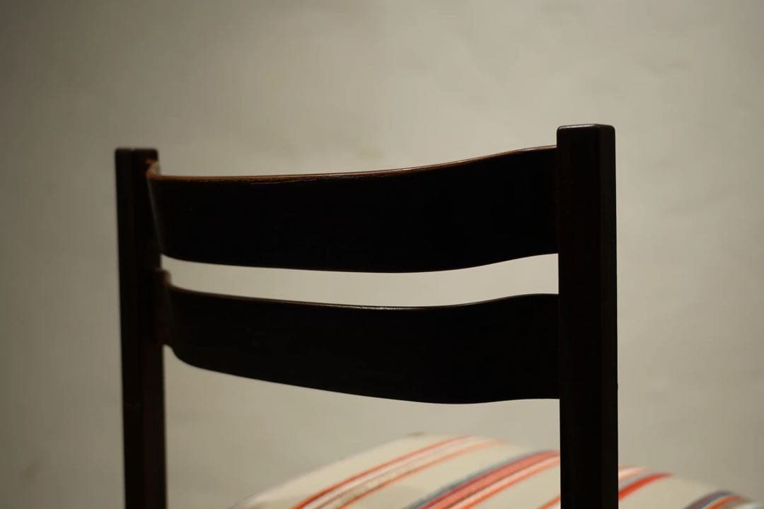 ダイニングチェア　北欧　イギリス　ローズウッド　曲木　ビンテージ