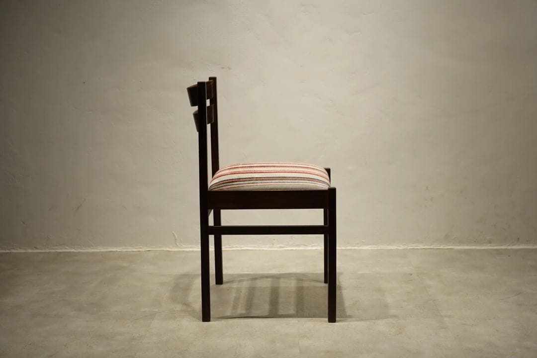 ダイニングチェア　北欧　イギリス　ローズウッド　曲木　ビンテージ