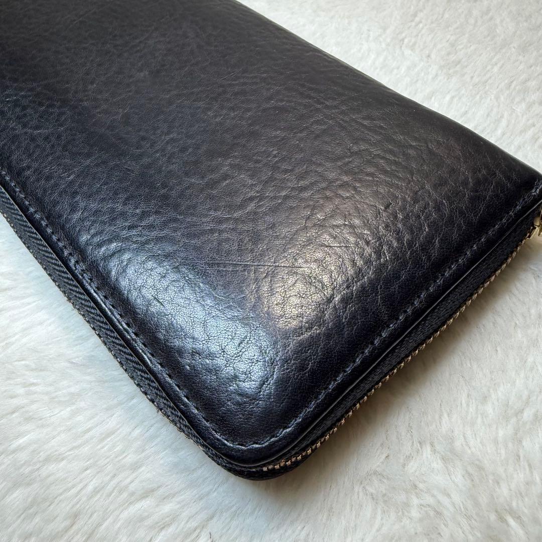 COCOMEISTER マルティーニ　ラウンドファスナー　長財布　黒