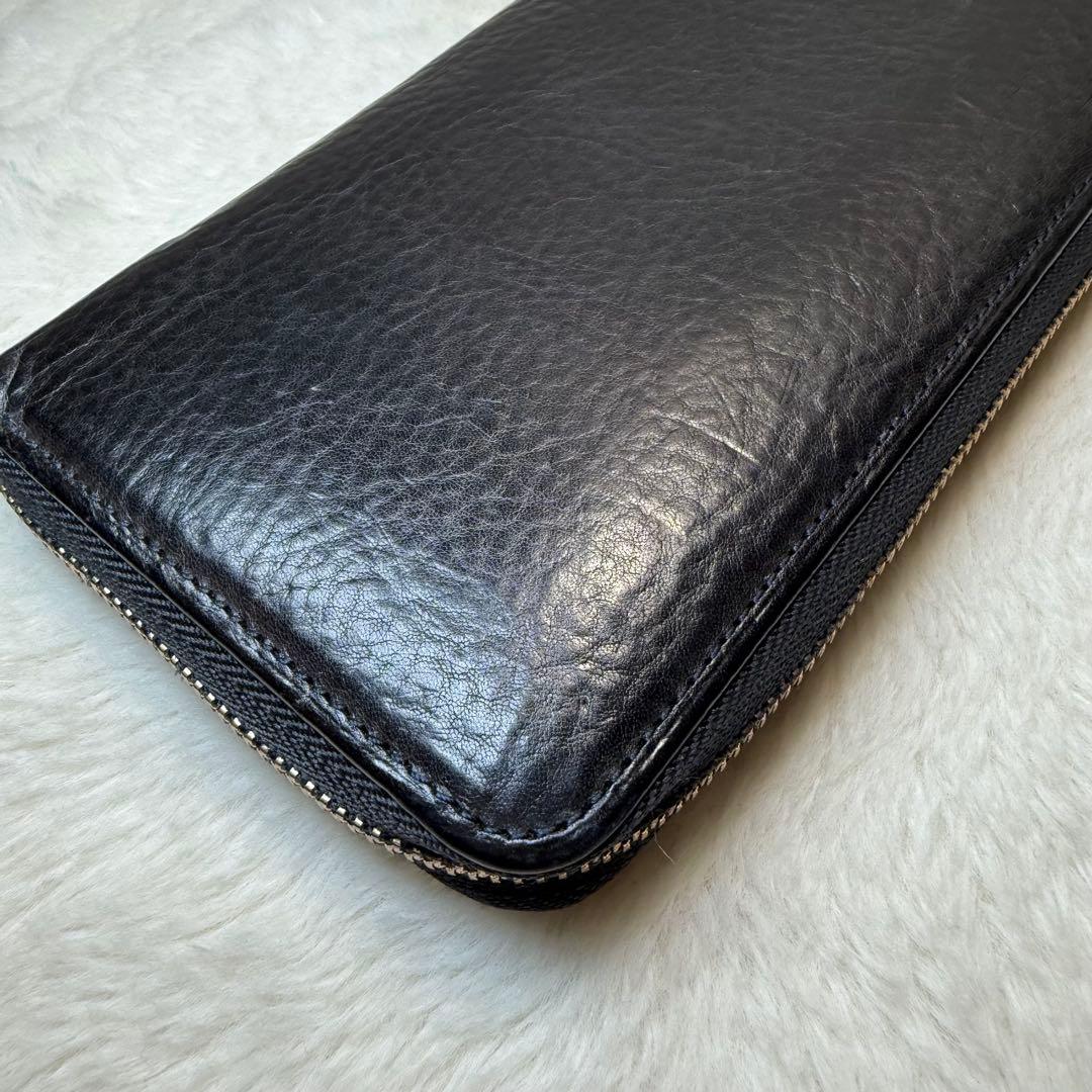 COCOMEISTER マルティーニ　ラウンドファスナー　長財布　黒