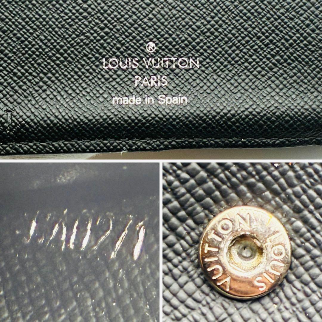 【NM】ルイヴィトン　ポルトフォイユ　マルコ　エクリプス　メンズ　財布