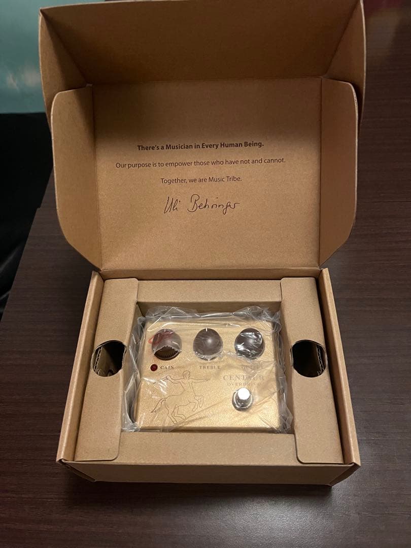 BEHRINGER CENTAUR OVERDRIVE 旧ロゴ 一度のみ使用