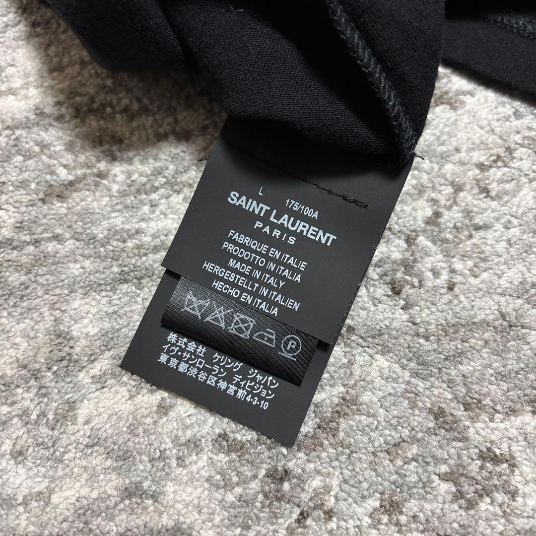 SAINT LAURENT PARIS スパンコールTシャツ
