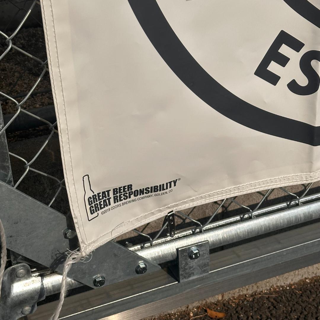 Coors LIGHT バナー ／アメリカンビール販促アイテム