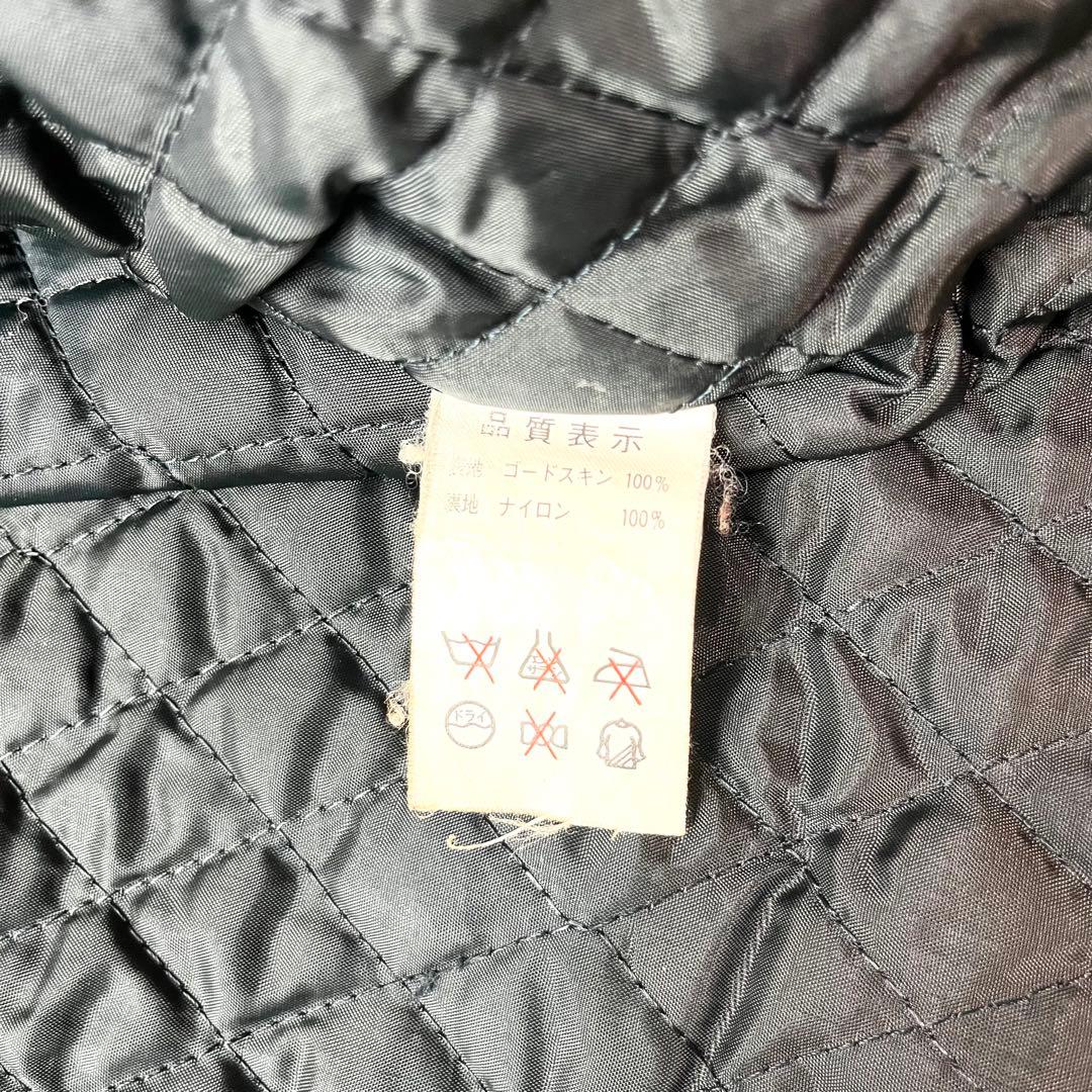 入手困難/極美品✨カドヤ シングルライダース レザージャケット パテッド ゴート