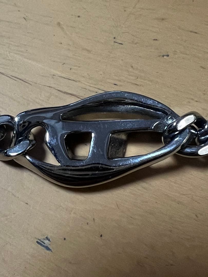 DIESEL ディーゼル　オーバルD チョーカーネックレス