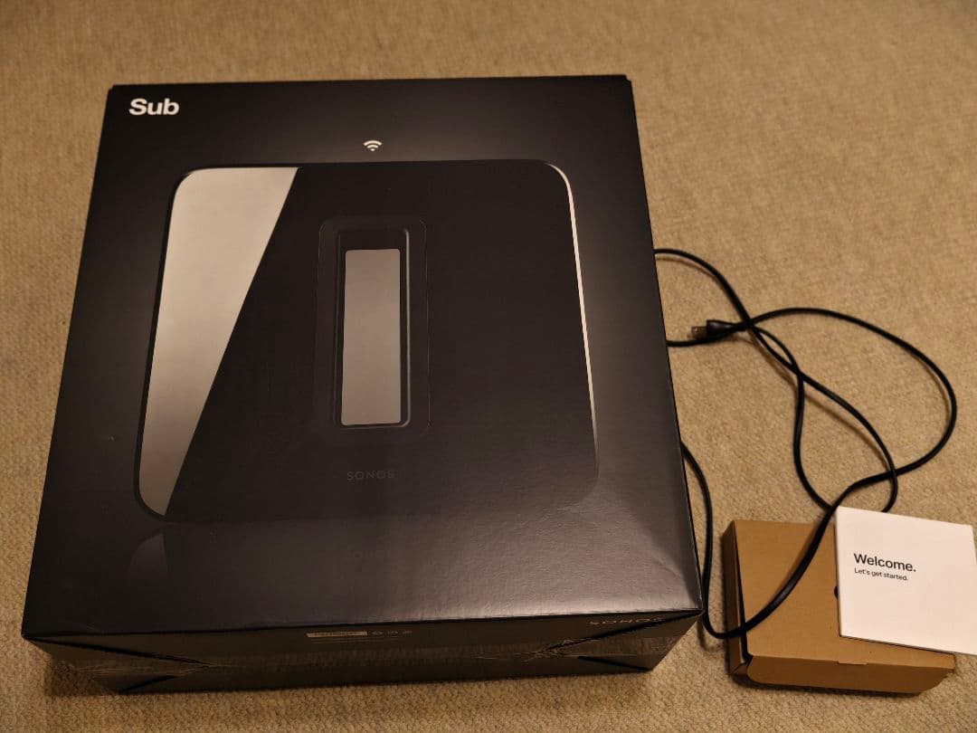 Sonos Sub Gen 3 黒 Wi-Fiサブウーファー