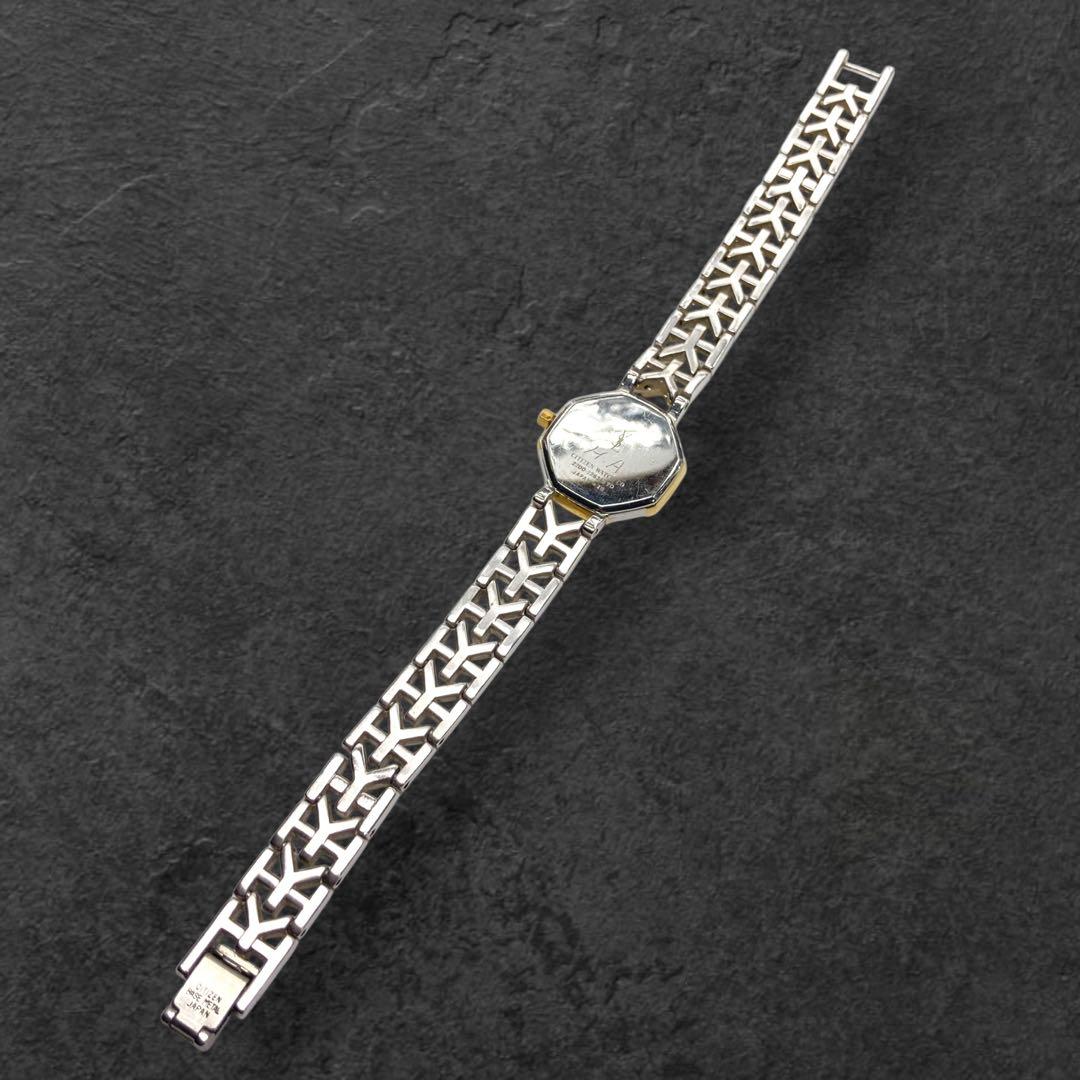 稼動品 イヴサンローラン YSL オクタゴン クォーツ腕時計 コンビ 256