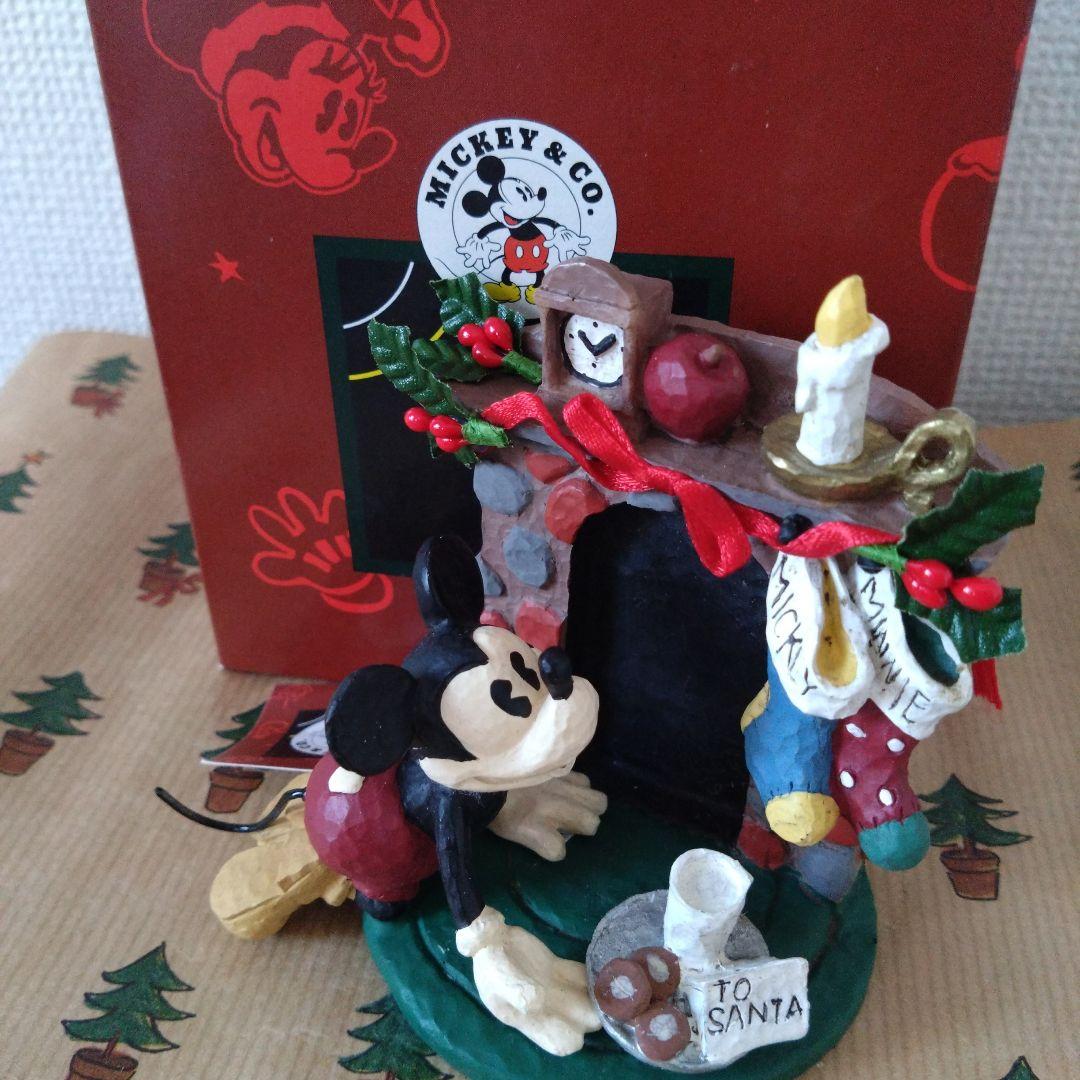 ミッキーマウス 　フィギュア　 陶器製　MIDWEST　クリスマス　箱あり