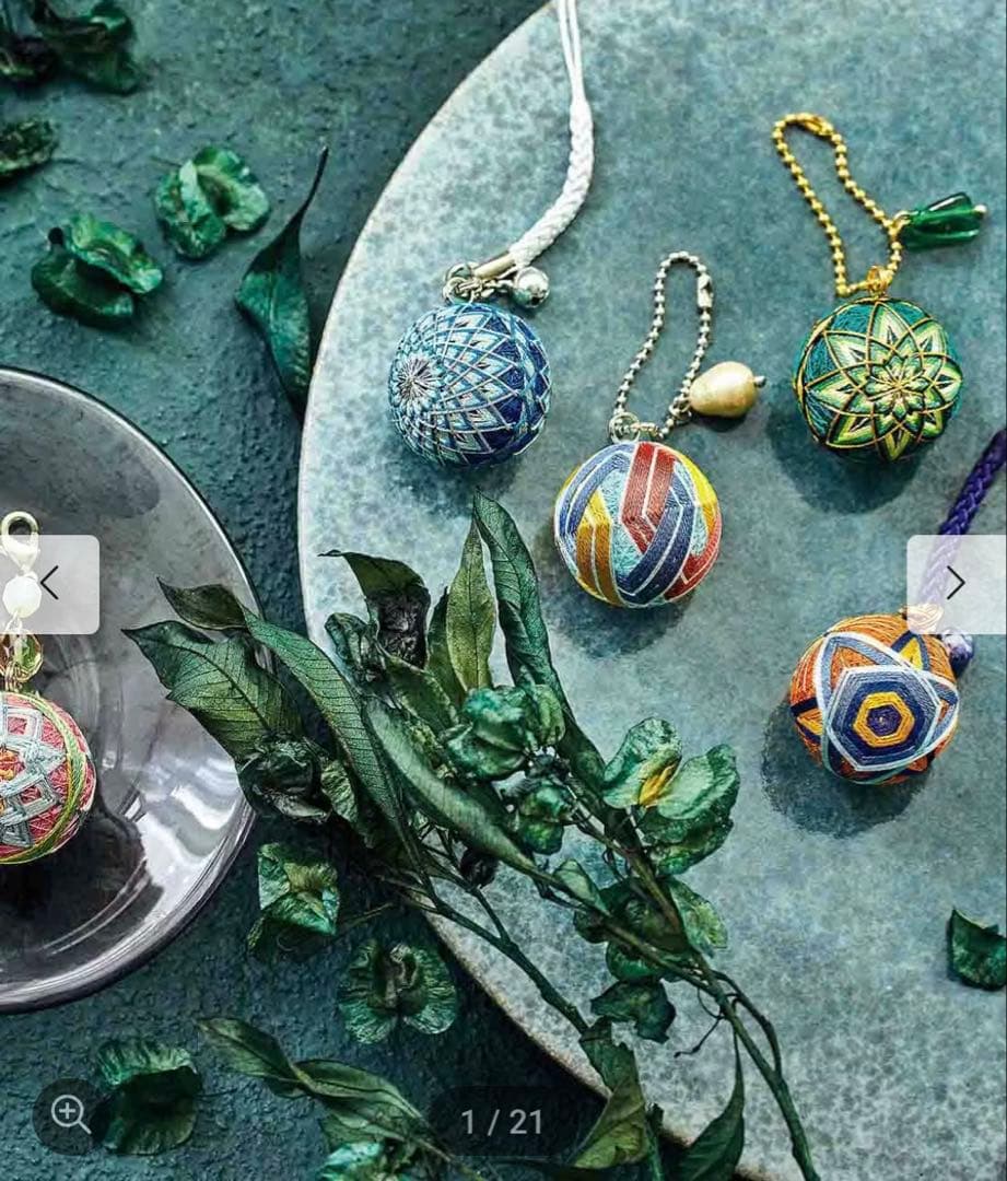 クチュリエ 重なる絹糸のちいさなてまりの会 13セット 木箱つき フェリシモ ②