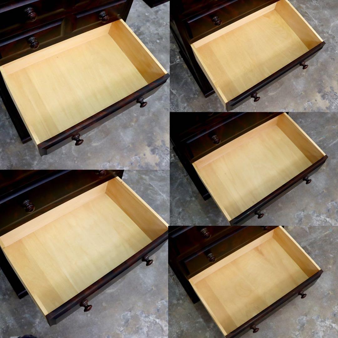 GMIK454○北海道民芸家具 7段チェスト チェスト 整理箪笥 収納家具 和