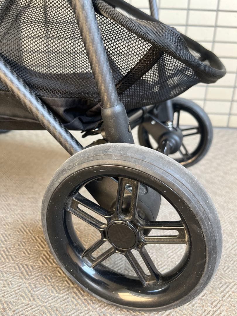 【美品】cybex サイベックス ベビーカー　メリオカーボン ムーンブラック