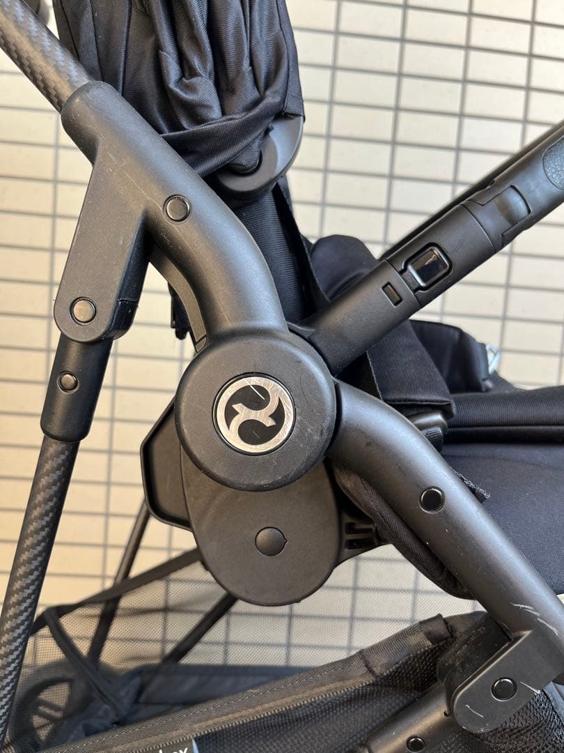 【美品】cybex サイベックス ベビーカー　メリオカーボン ムーンブラック