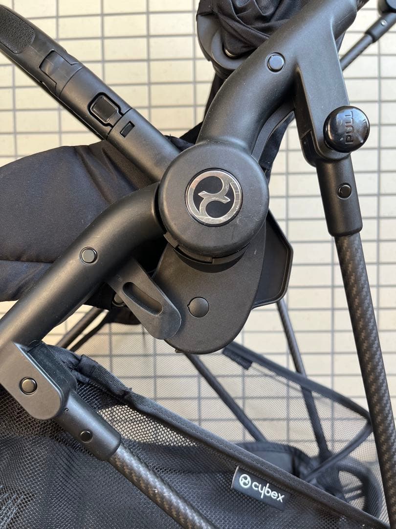 【美品】cybex サイベックス ベビーカー　メリオカーボン ムーンブラック