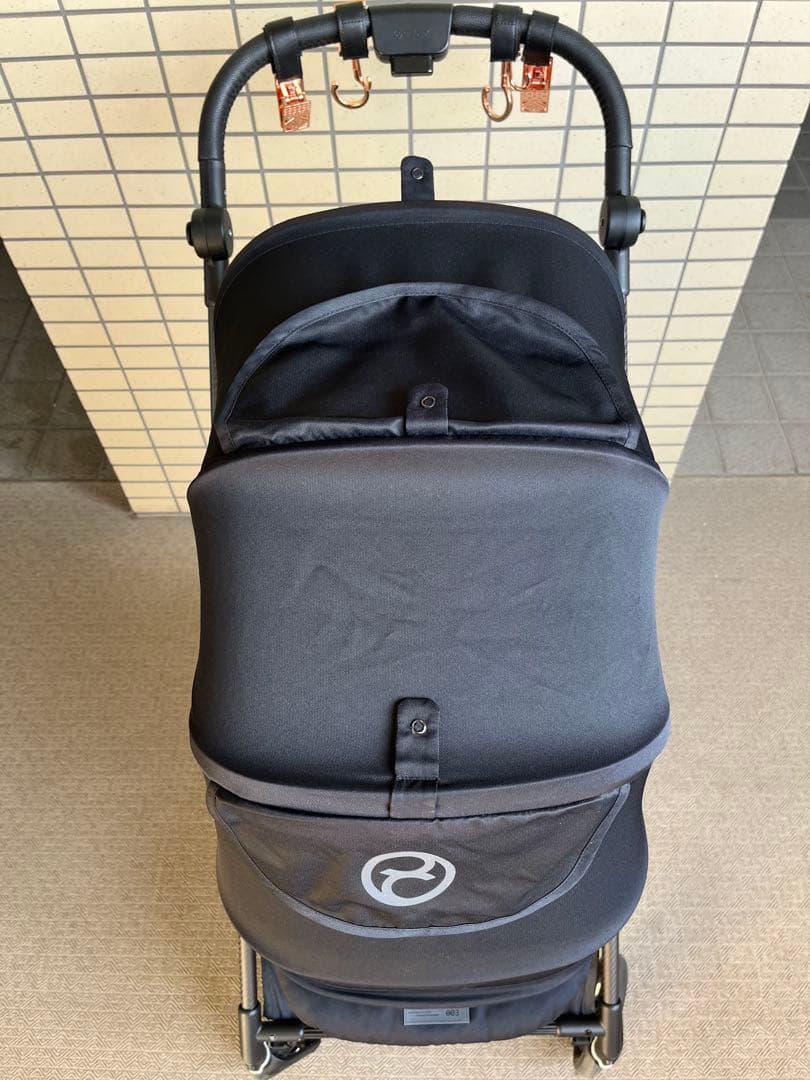 【美品】cybex サイベックス ベビーカー　メリオカーボン ムーンブラック