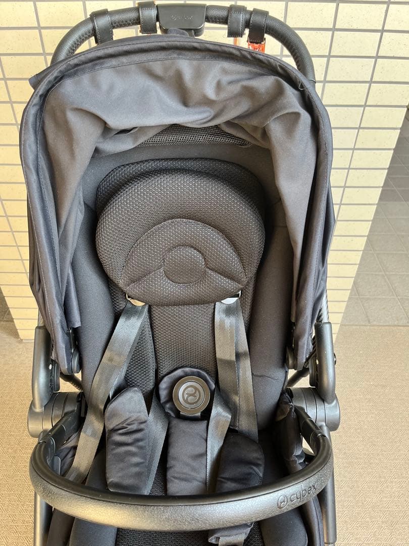 【美品】cybex サイベックス ベビーカー　メリオカーボン ムーンブラック