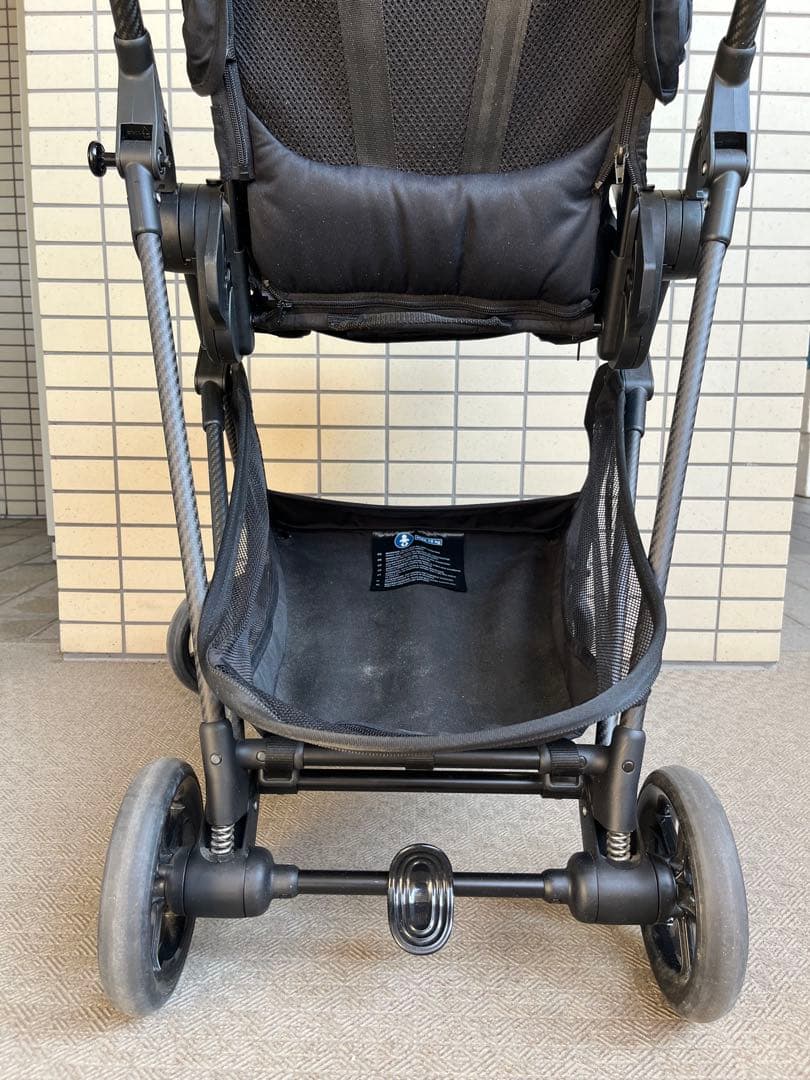 【美品】cybex サイベックス ベビーカー　メリオカーボン ムーンブラック
