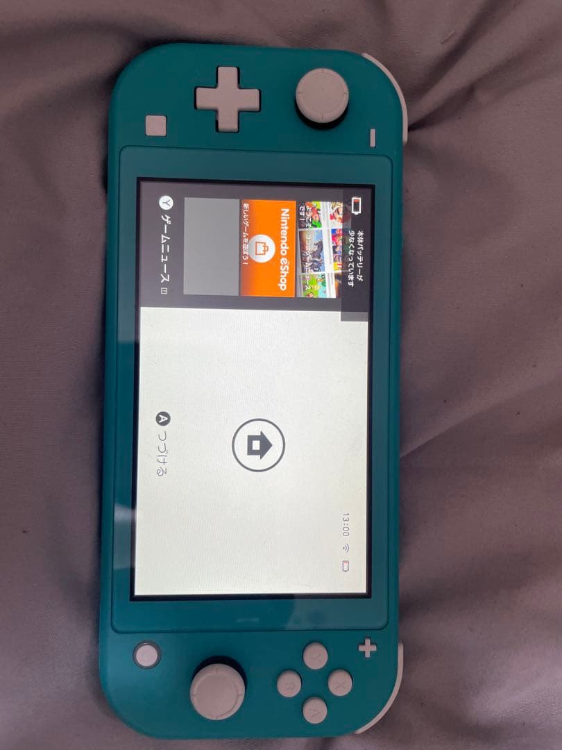 Nintendo Switch Lite ターコイズ　動作確認済み