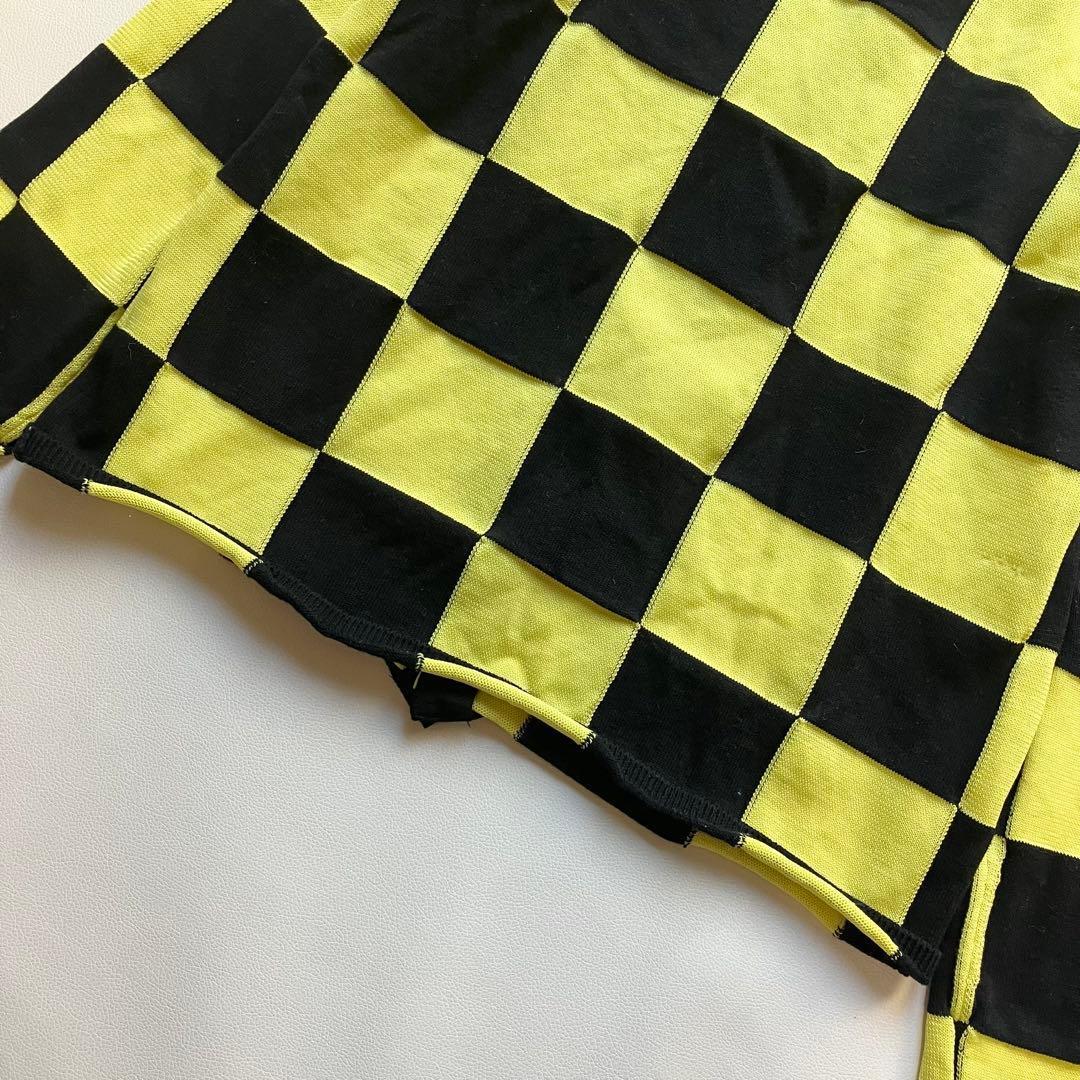 希少美品 コムデギャルソンオムプリュス ブロックチェック カーディガン 2013