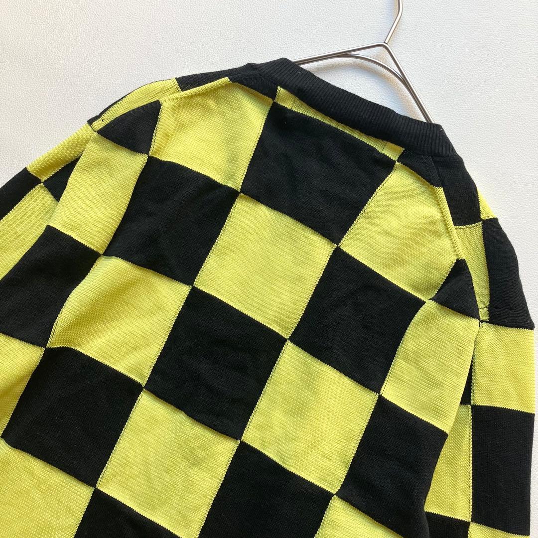 希少美品 コムデギャルソンオムプリュス ブロックチェック カーディガン 2013