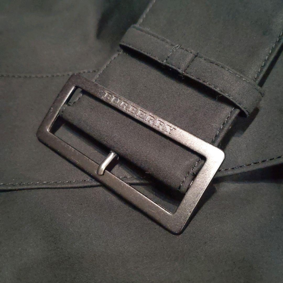 ✨極美品【BURBERRY】メンズ/ライナー付/トレンチコート/大きめ/XL/黒