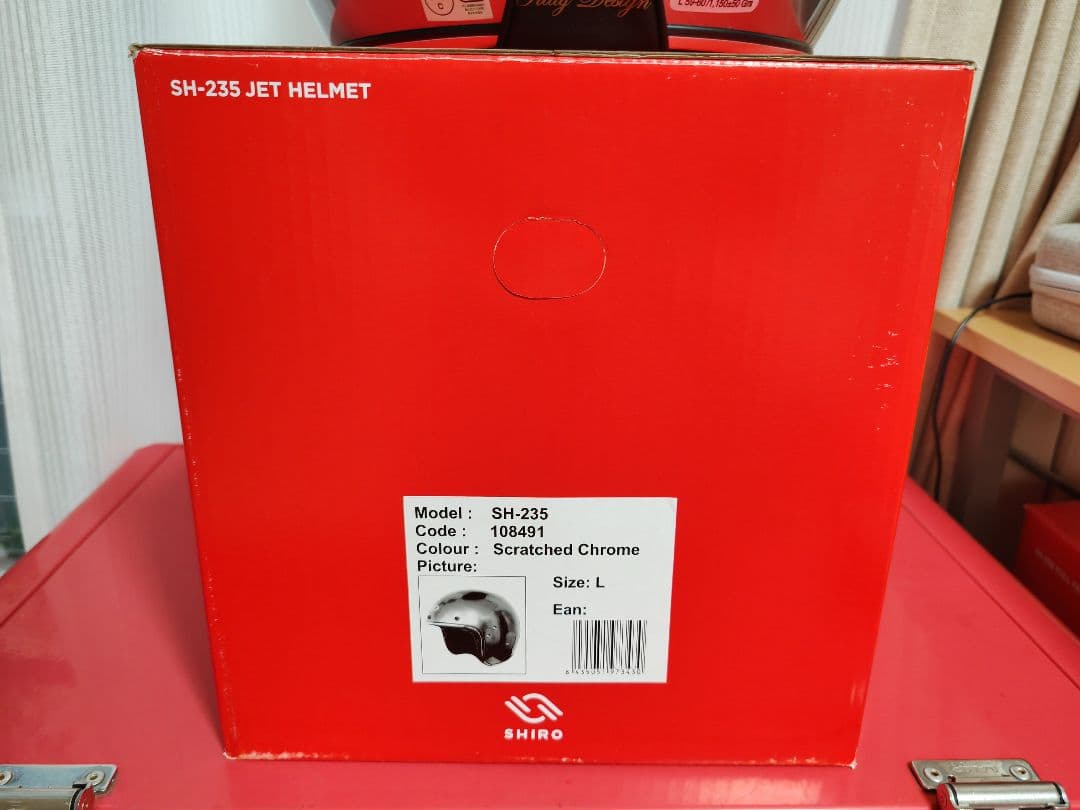 SHIRO SH-235 ジェットヘルメット Lサイズ