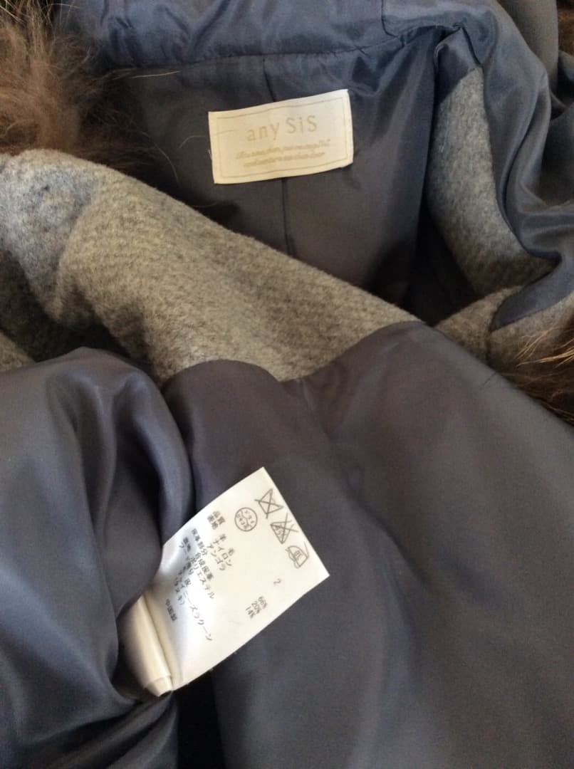 専用です！タグ無し新品試着のみ　anysis ビット付きダッフルコート　サイズ2