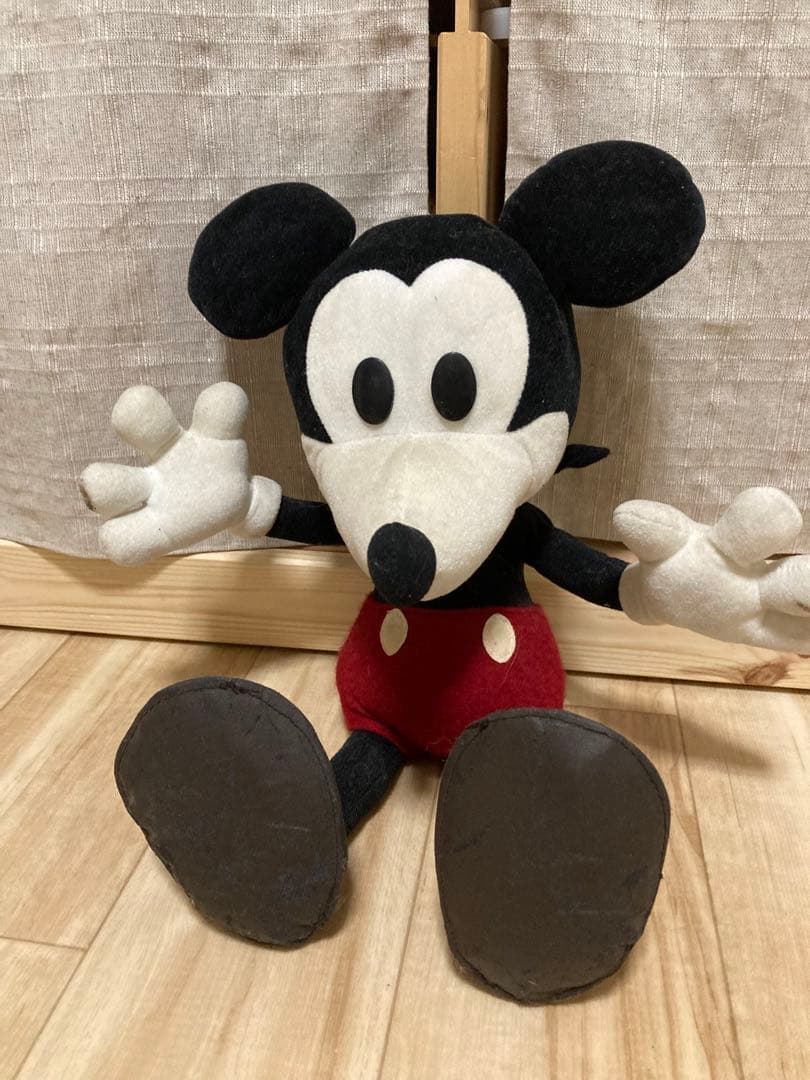 昭和レトロ　アンティーク　ミッキーマウス　ディズニーランド復刻トートバック