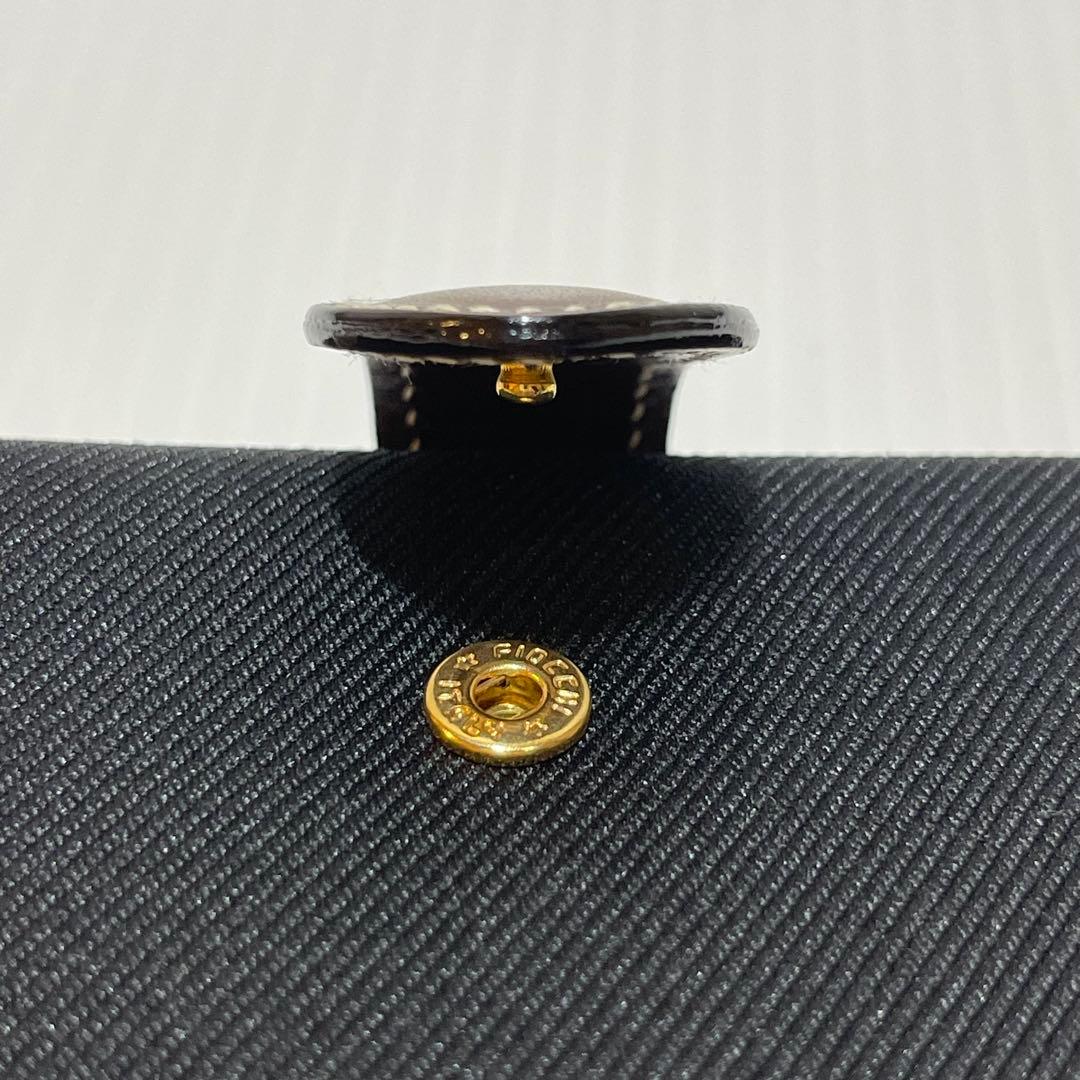 新品未使用【ハンティングワールド】折り財布 レザーキャンバス BOX型小銭入れ