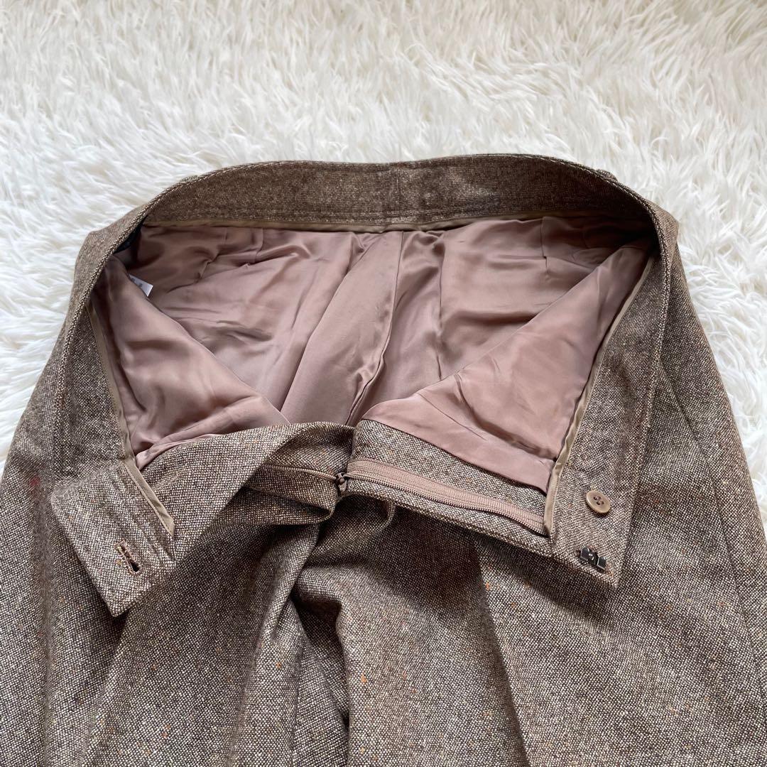 大きいサイズNEWYORKERニューヨーカー ライトブラウンパンツスーツ上下