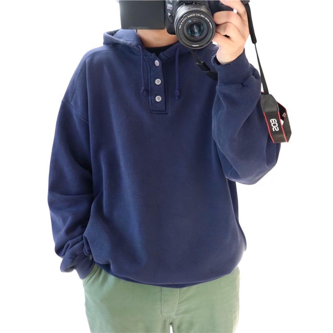 90s USA製 L.L. Bean Russell ダブルネーム パーカーXL