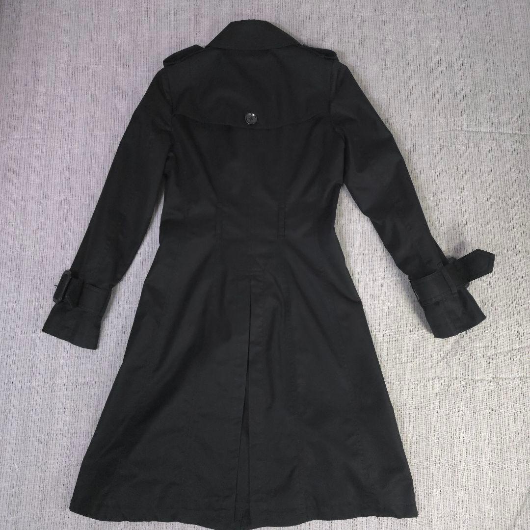 バーバリー　BURBERRY　トレンチコート　ブラック　Aライン