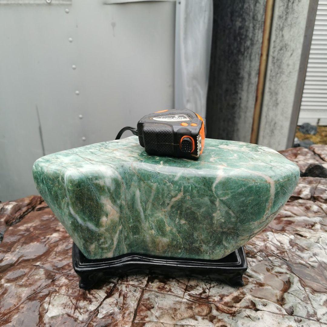 アベンチュリン　8.8キロ　インド翡翠　翡翠　ヒスイ　鑑賞石　石　置物　オブジェ