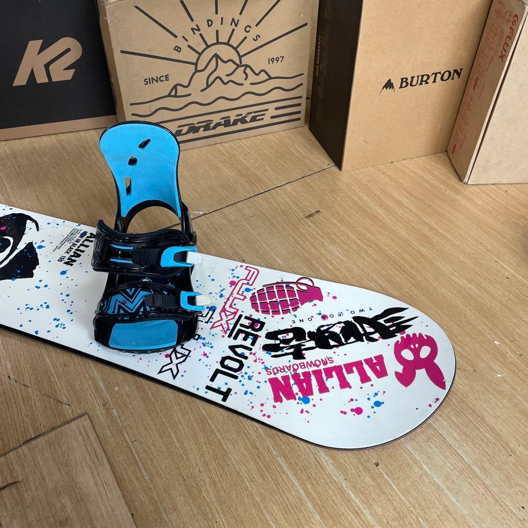 ALLIAN×MORROW　アライアン　バインディング付スノーボードセット