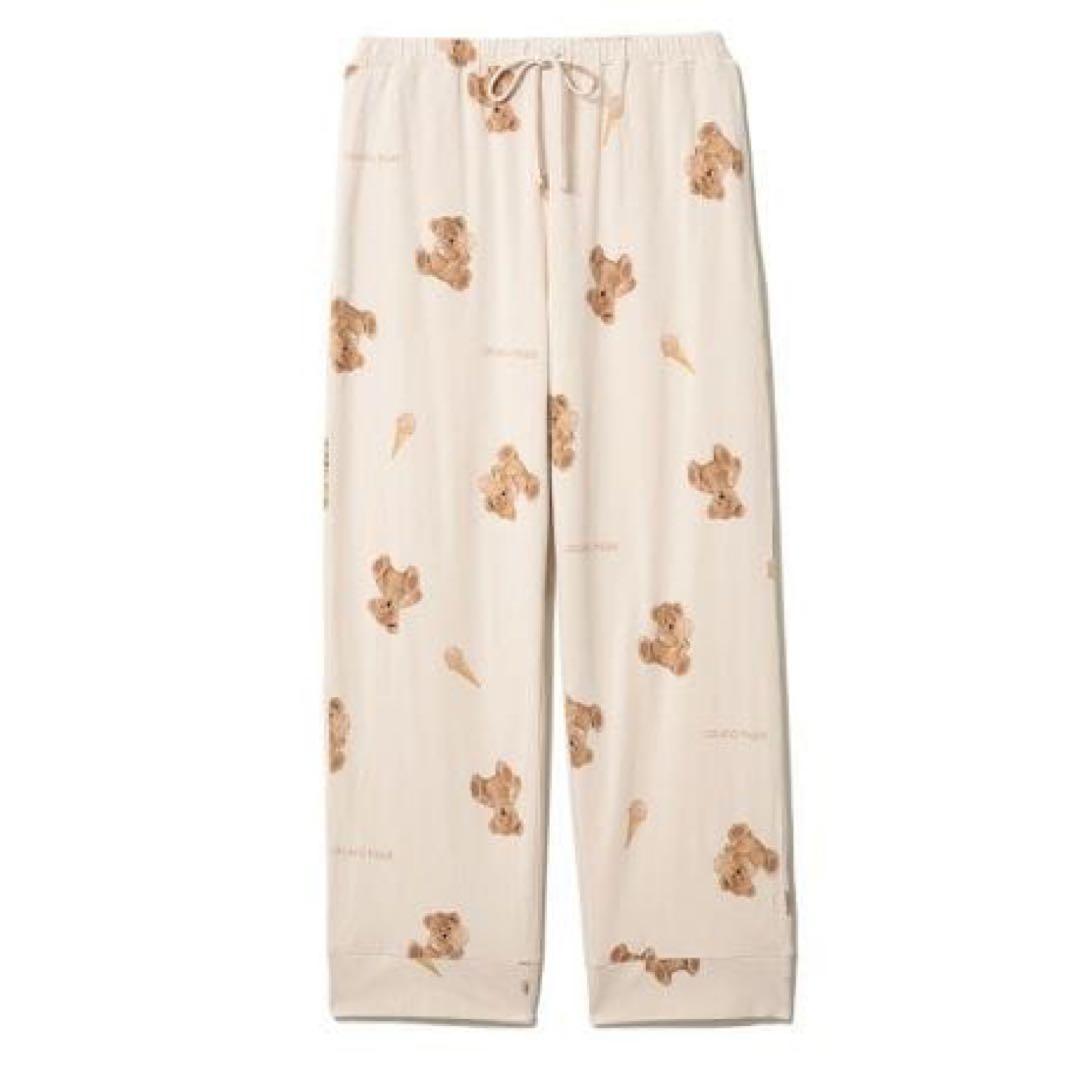 新品　完売品　限定　ジェラートピケ　パジャマ　長袖　上下セット　ベア　くま