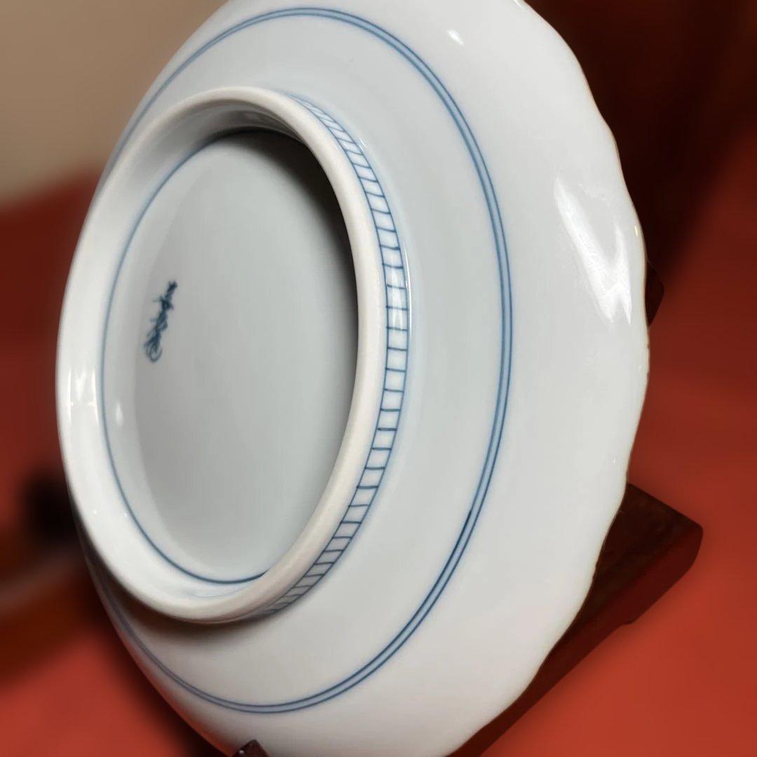 館林喜助工房「染付麦絵皿五枚揃え」