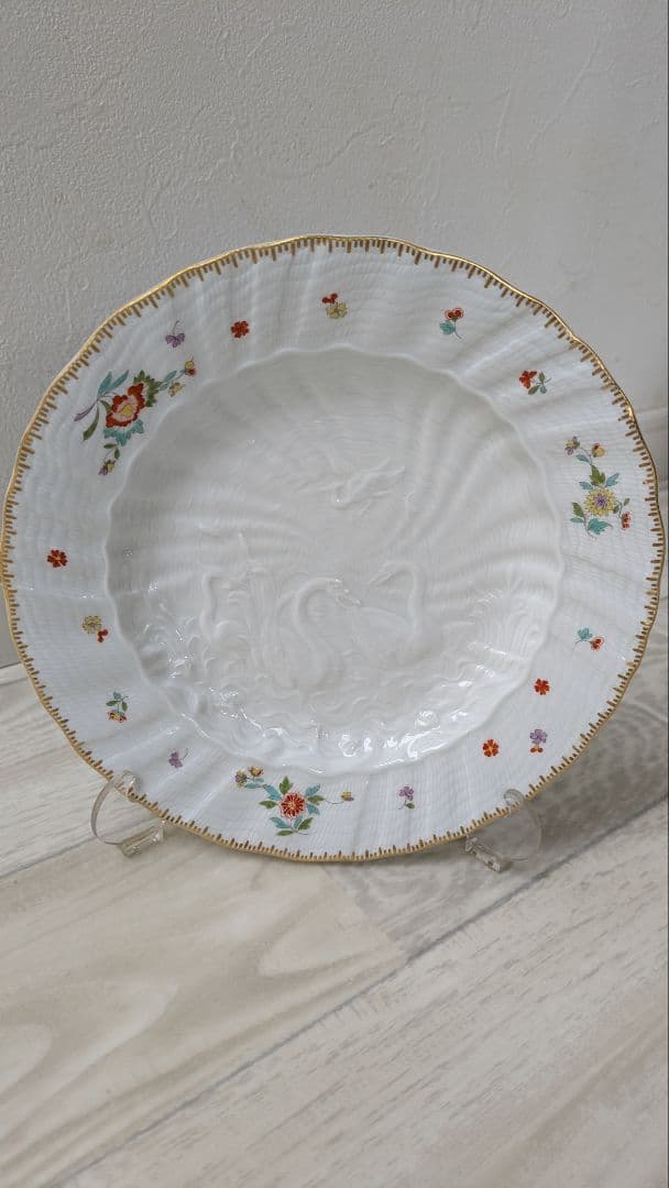 マイセン スワンサービス インディアンフラワー MEISSEN