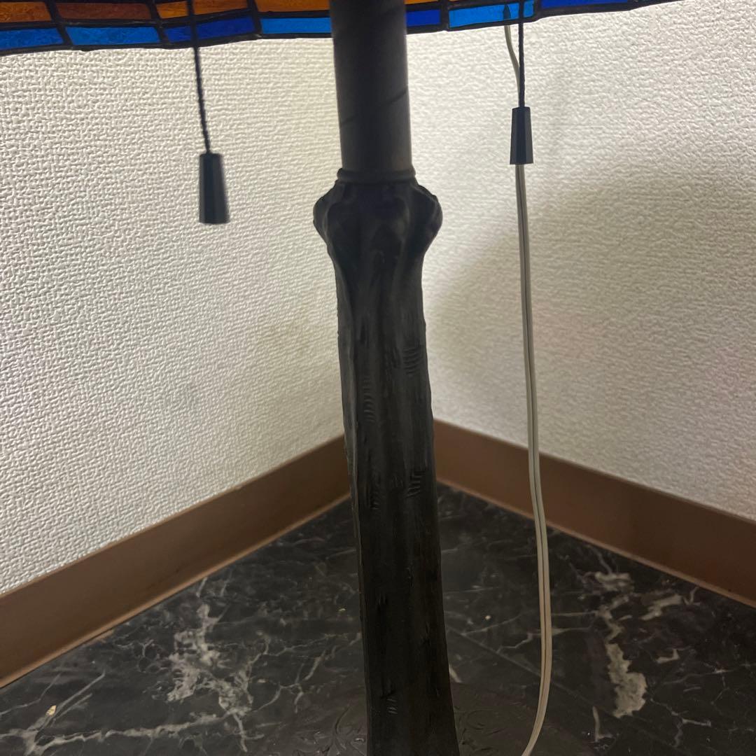 アンティーク　ステンドグラスランプ ハンドメイド