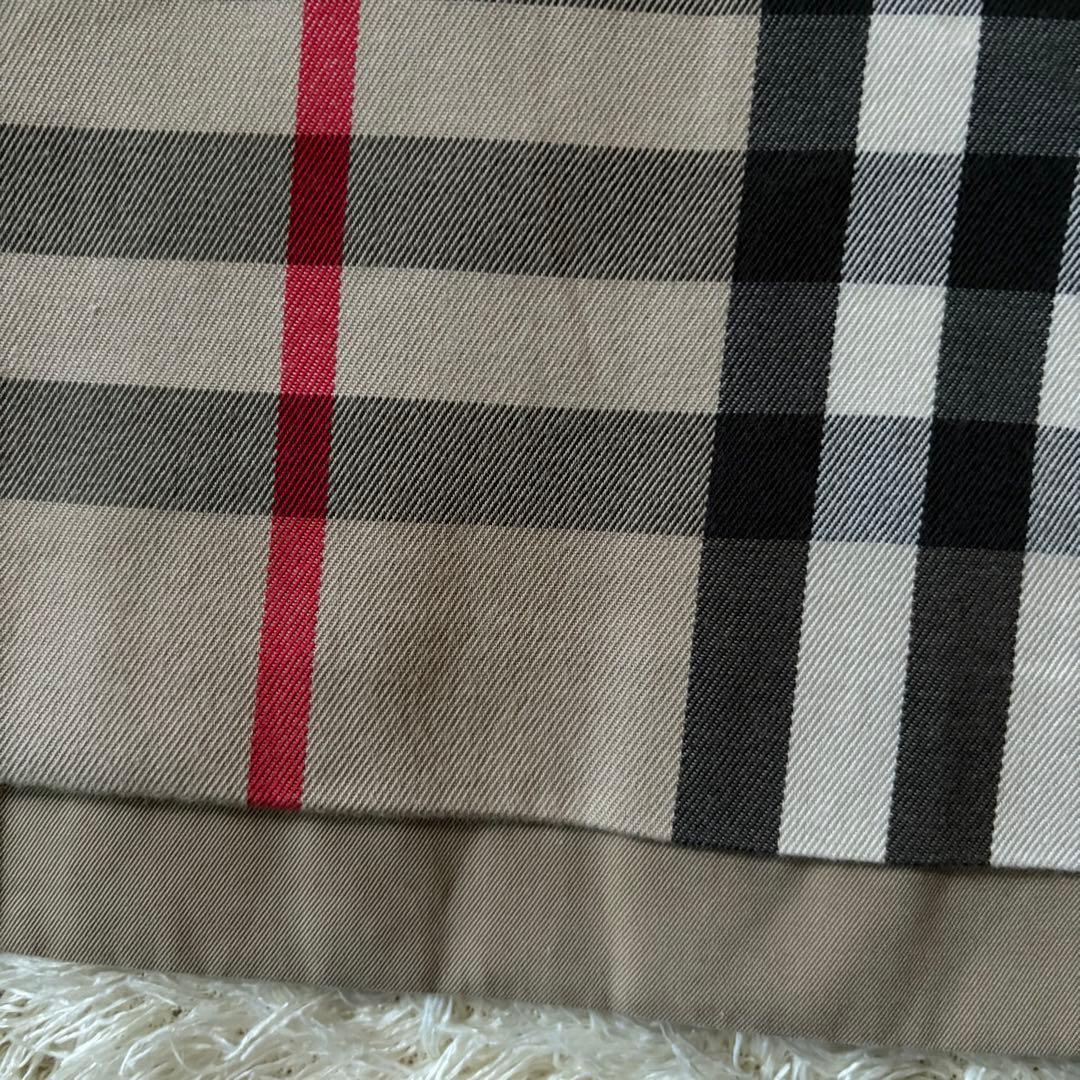 バーバリー トレンチコート ケンジントン ベルト メガチェック UK4 Sサイズ