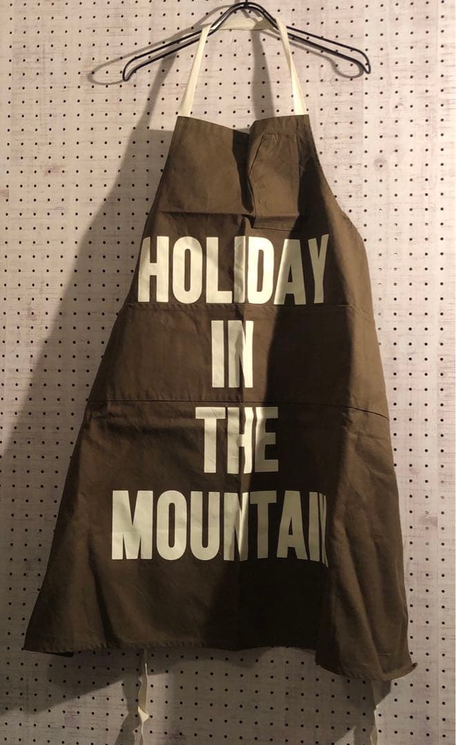 新品未使用品　mountain Research カーキ　エプロン　ダック地